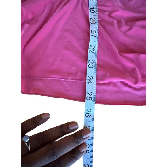 Vintage Embroidered Asymmetric Hem Camisole Pink Top Lace Trim Y2k Fairy Sz 3x - Picture 8 of 9